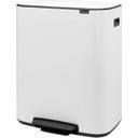 brabantia Bo Pedal Bin, 2 x 30L - White