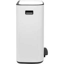 brabantia Bo Pedal Bin, 2 x 30L - White