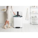 brabantia Bo Pedal Bin, 2 x 30L - White