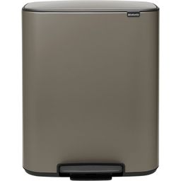 brabantia Bo Treteimer, 2 x 30L - Platinum