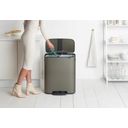 brabantia Bo Treteimer, 2 x 30L - Platinum