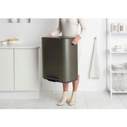 brabantia Bo Treteimer, 2 x 30L - Platinum