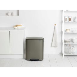 brabantia Bo Treteimer, 2 x 30L - Platinum