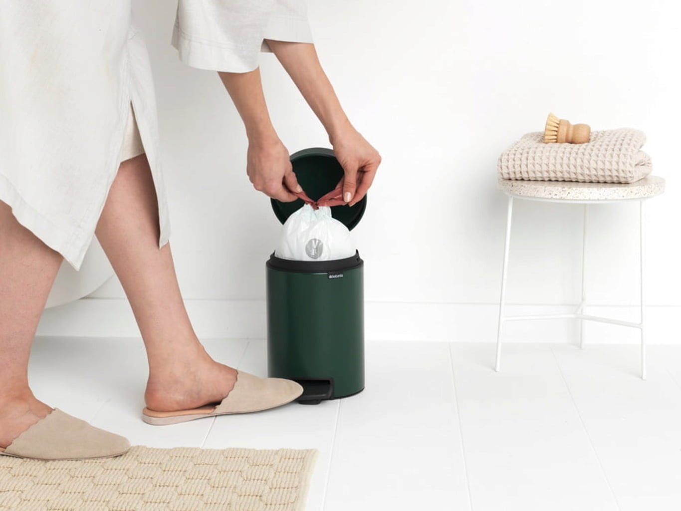 brabantia Poubelle à Pédale Newicon 3L - Pine Green