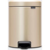NewIcon - Pattumiera a Pedale 5 L con Inserto in Plastica