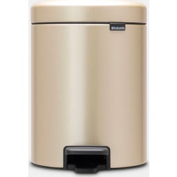 brabantia Poubelle à Pédale Newicon 5L - Champagne