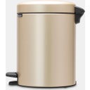 brabantia Poubelle à Pédale Newicon 5L - Champagne