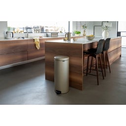 brabantia Poubelle à Pédale Newicon 30L - Champagne