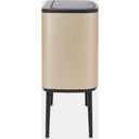 brabantia Bo Touch Bin 36 L avec Seau - Champagne