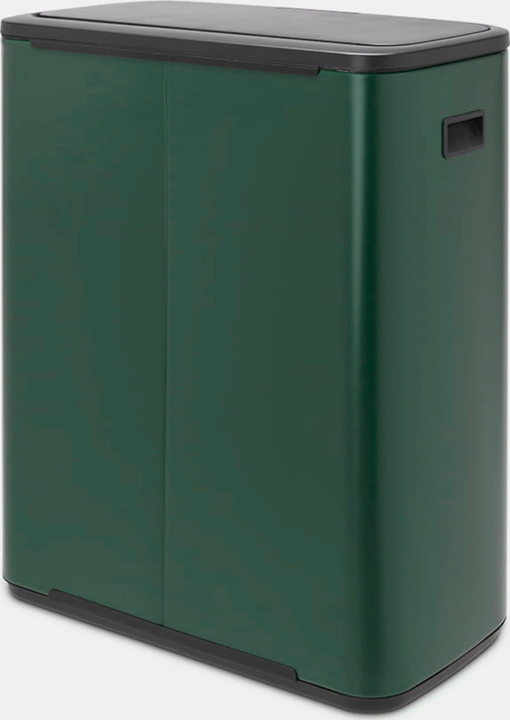 brabantia Bo Touch Bin 60 L avec 1 Seau Intérieur - Pine Green