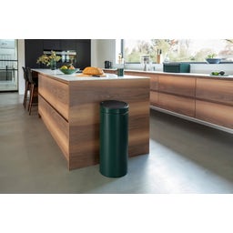 brabantia Touch Bin New 30 L with a Plastic Liner - Pine Green