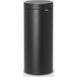 brabantia Touch Bin New 30 L with a Plastic Liner - Mineral Moonlight Black