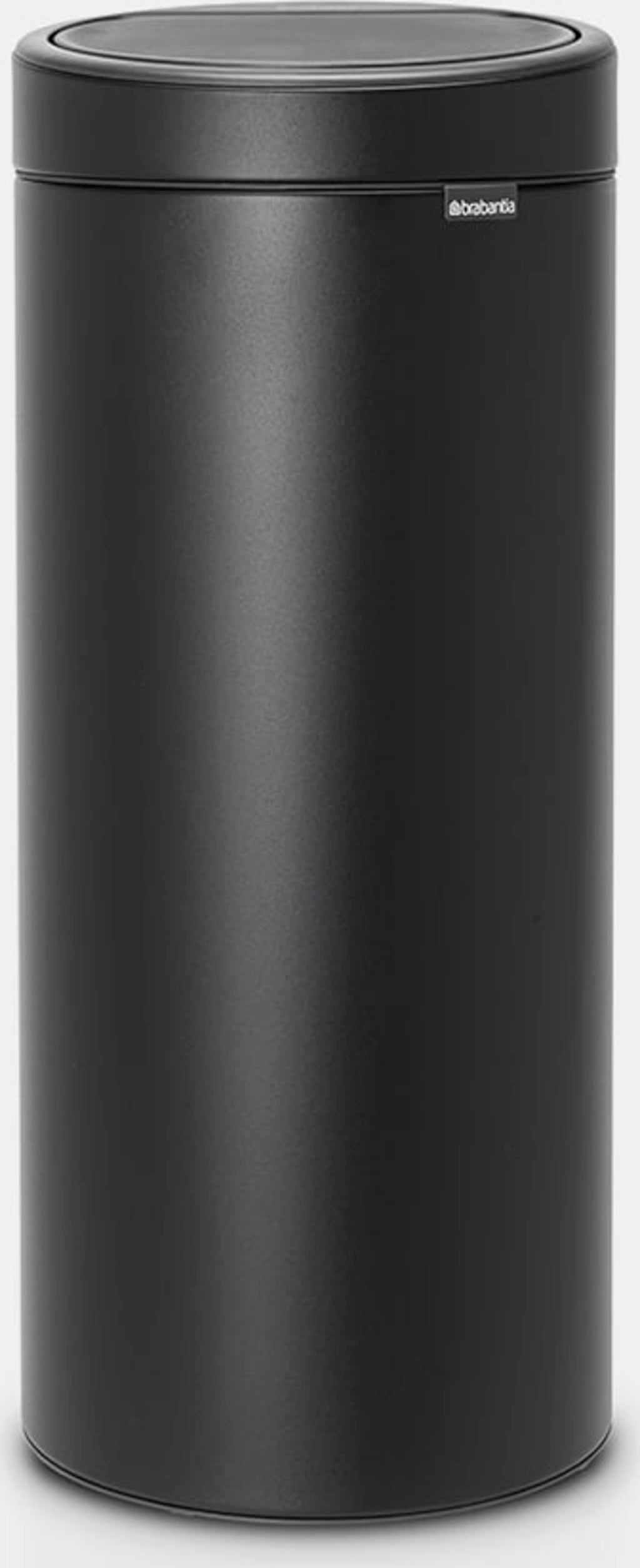brabantia Touch Bin New 30 L mit Kunststoffeinsatz - Mineral Moonlight Black