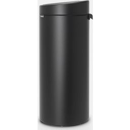 brabantia Touch Bin New 30 L with a Plastic Liner - Mineral Moonlight Black