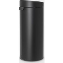 brabantia Touch Bin New 30 L with a Plastic Liner - Mineral Moonlight Black