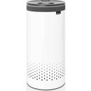 brabantia Laundry Box with Plastic Lid - 35 Litres - White