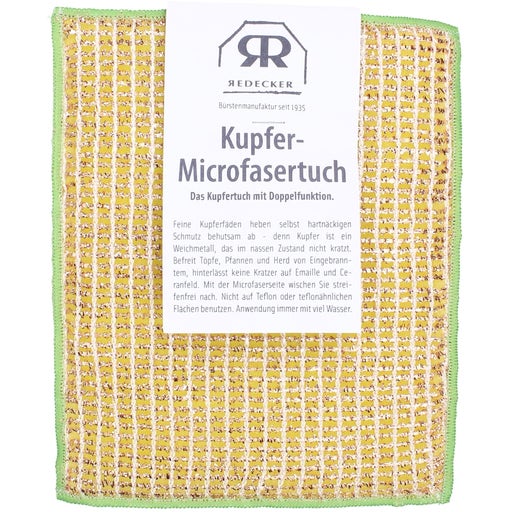 Bürstenhaus Redecker Panno in Rame & Microfibra - 1 pz.