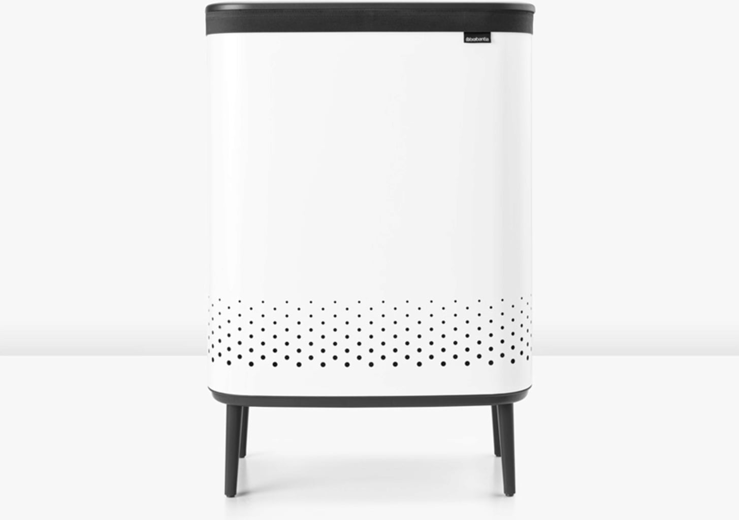 brabantia Bo Hamper Hi, 2 x 45L - White