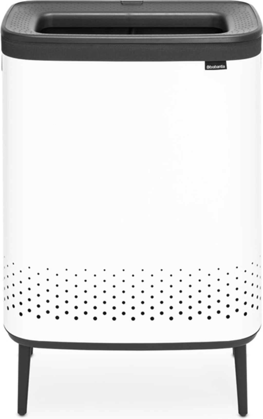 brabantia Bo Hamper Hi, 2 x 45L - White
