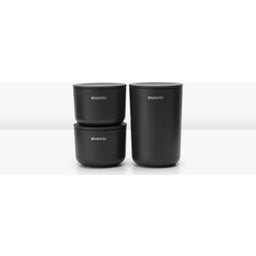 brabantia Storage Contains - Set of 3 - Dark Grey