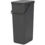 brabantia Sort & Go Afvalemmer, 40 Liter