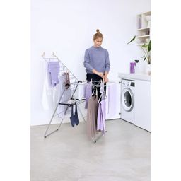 brabantia HangOn-Trockengestell, 20m - Metallic Grey