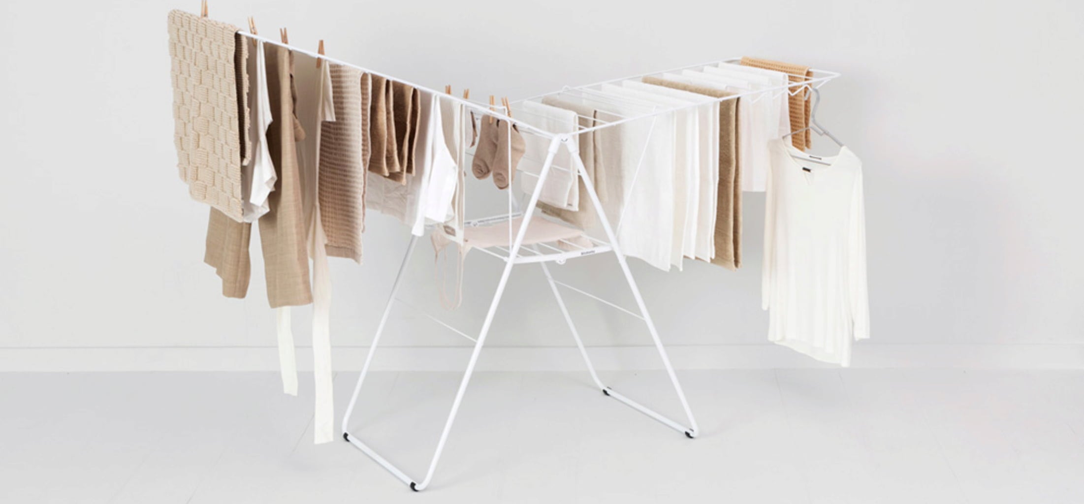 brabantia HangOn Drying Rack, 25m - White