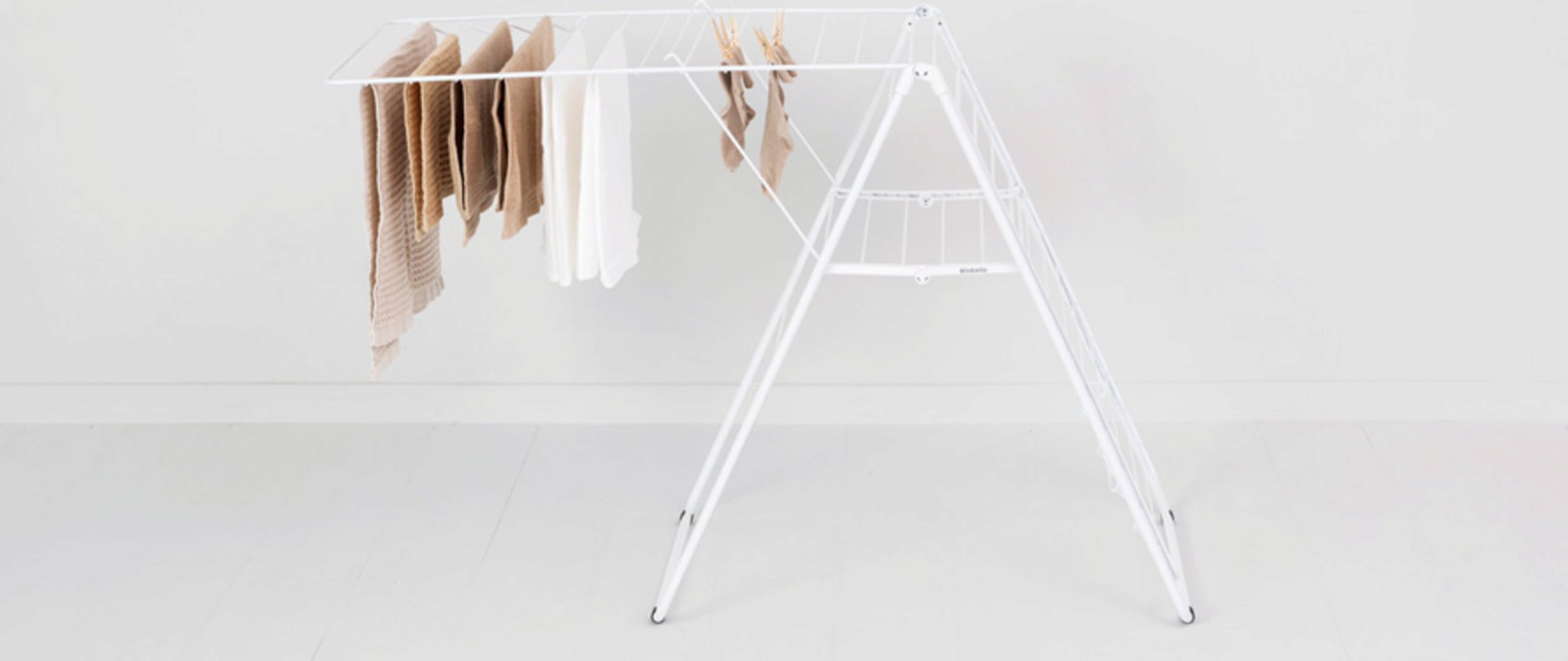 brabantia HangOn Drying Rack, 25m - White
