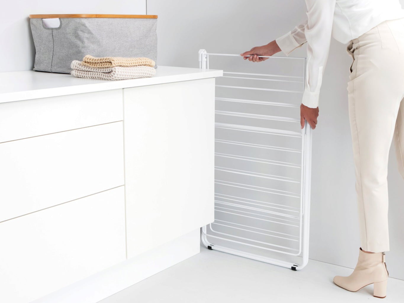 brabantia HangOn Drying Rack, 25m - White