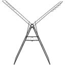 HangOn-Trockengestell, 25m, Matt Black