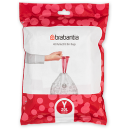 PerfectFit - Sacchetti per Bo Touch Bin, Dispenser - 20 L (Y) - 40 pezzi