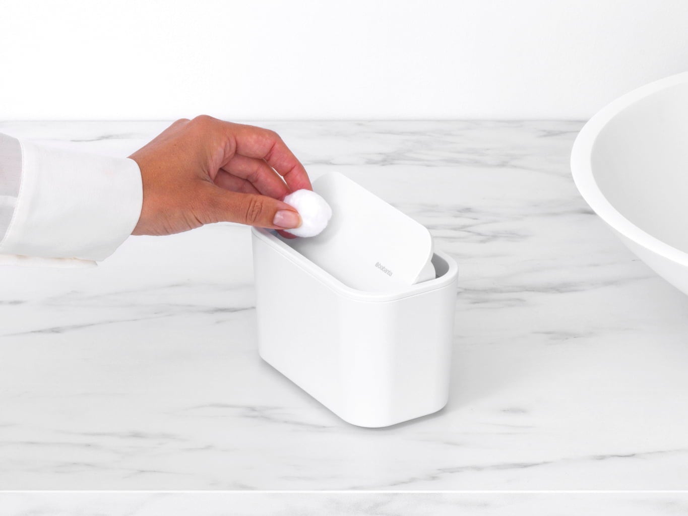 brabantia Poubelle de Salle de Bain - MindSet - White