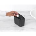 brabantia MindSet Bathroom Waste Caddy - Dark Grey