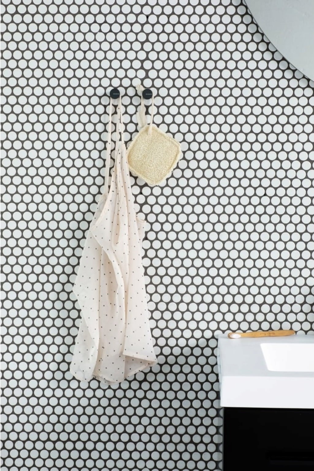 MindSet - Ganci Porta Asciugamani - 2 Pezzi - Mineral Infinite Grey