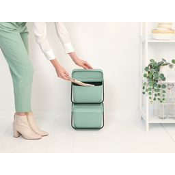 brabantia Sort & Go zložljiv koš za smeti - Jade Green