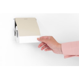 brabantia Classic - Porta Carta Igienica da Muro - Soft Beige