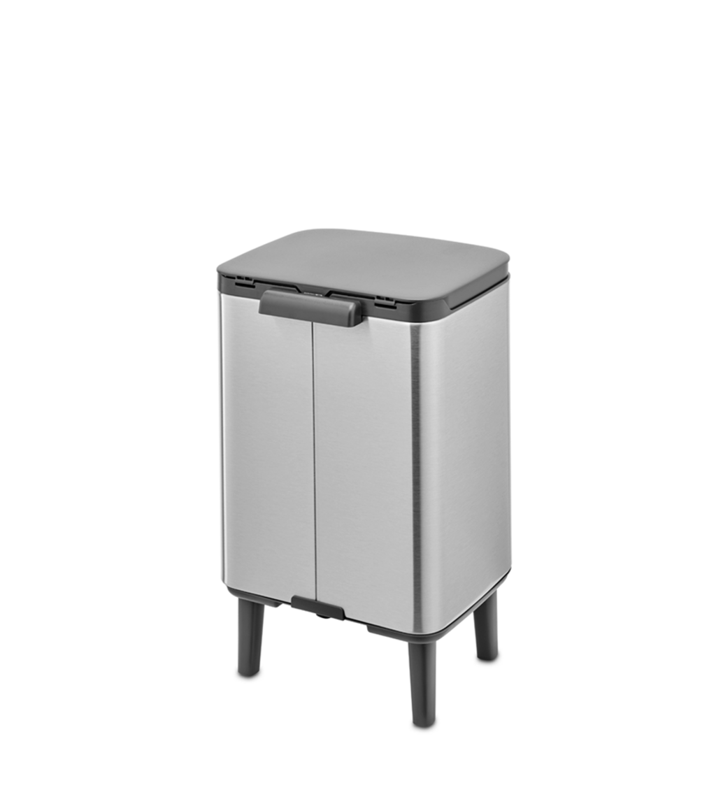 brabantia Bo Waste Bin Hi, 7 L - Matt Steel