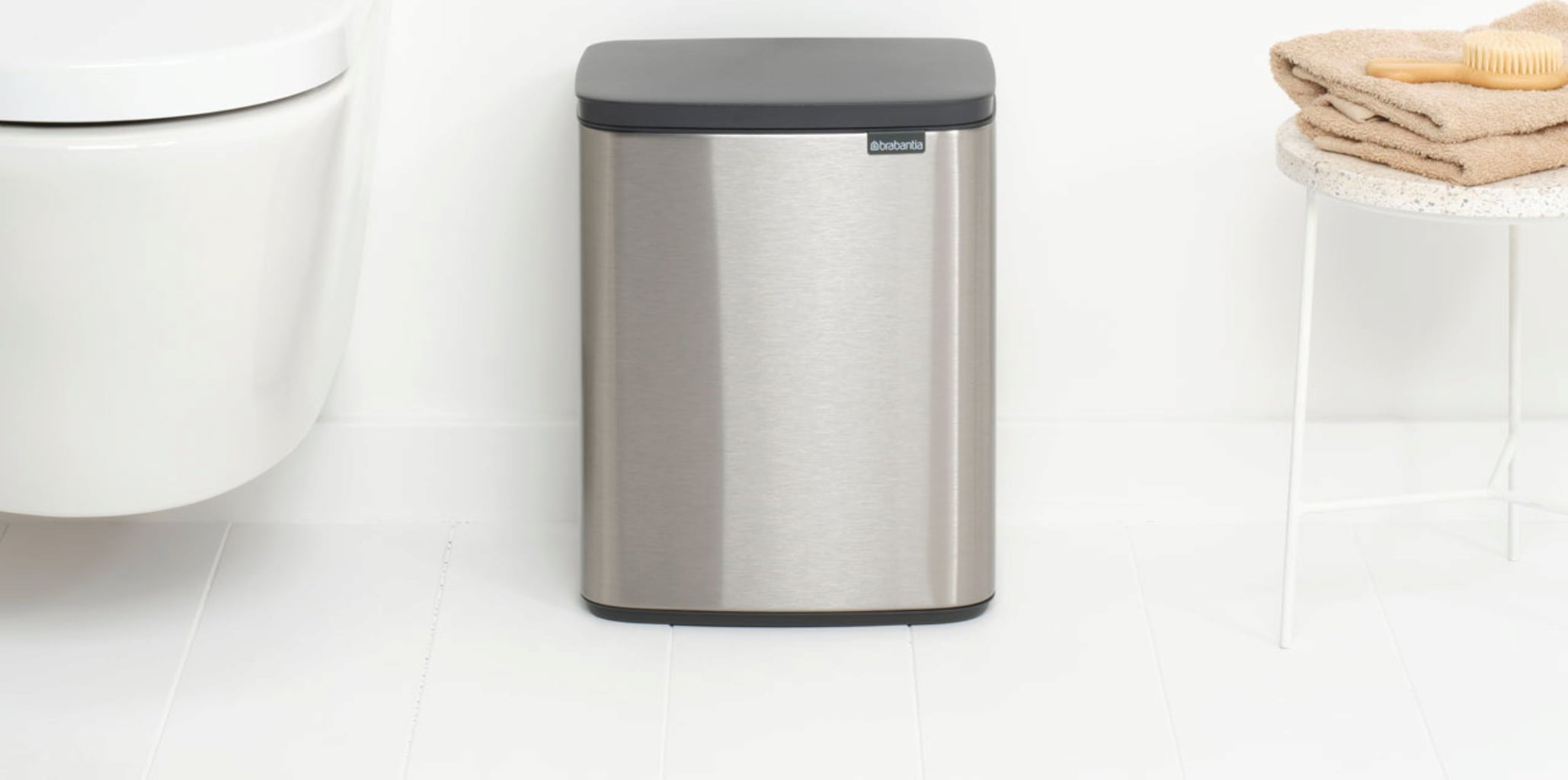 brabantia Bo - Pattumiera 12 L - Matt Steel