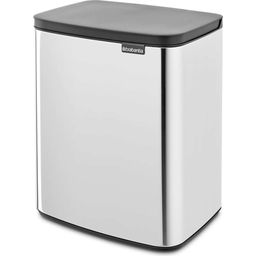 brabantia Bo Waste Bin, 12 L - Brilliant Steel