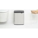 brabantia Bo Waste Bin, 12 L - Brilliant Steel