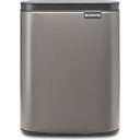 brabantia Bo Waste Bin, 7 L - Platinum