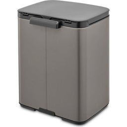 brabantia Bo Waste Bin, 7 L - Platinum