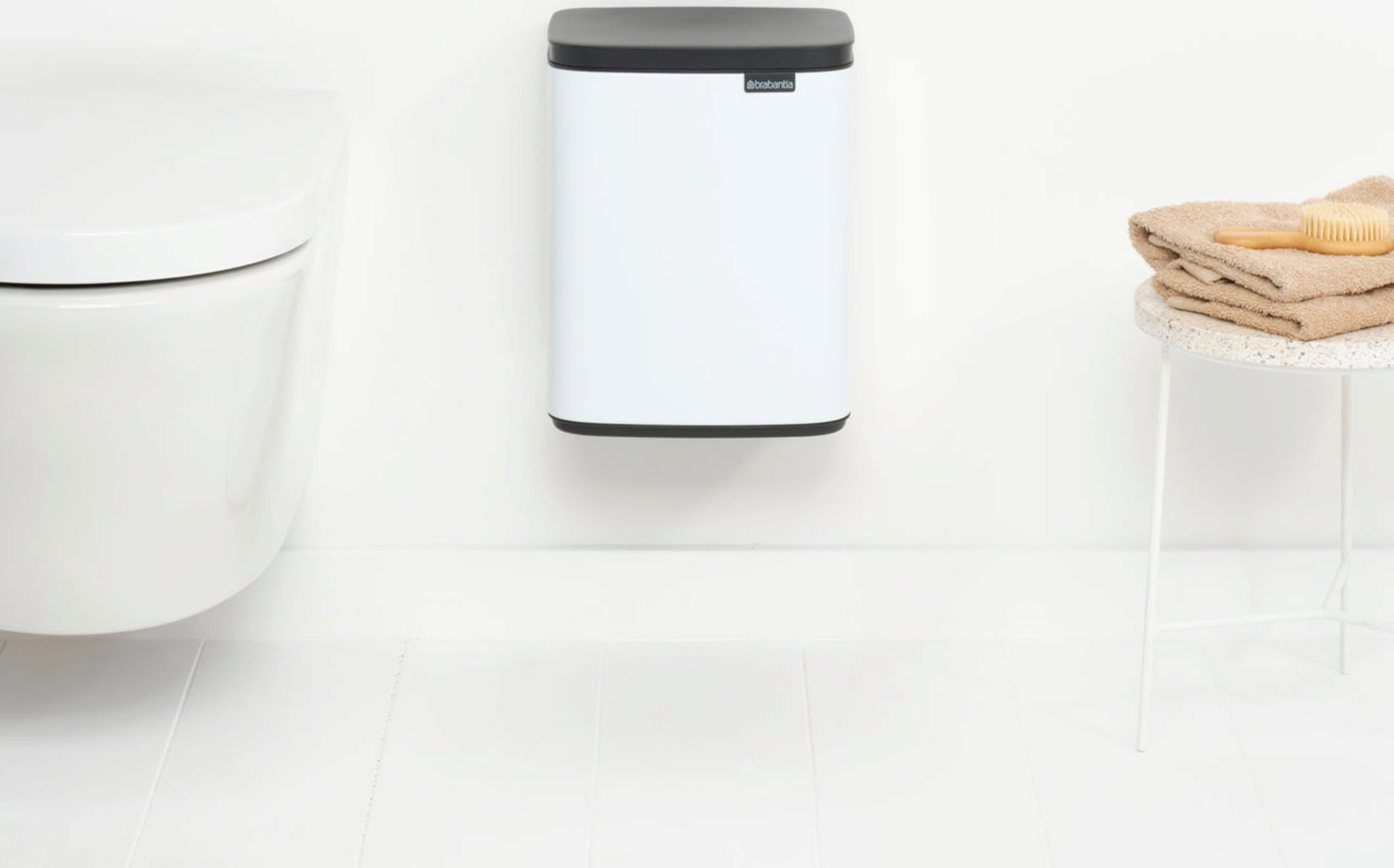 brabantia Bo Mülleimer, 4L - White