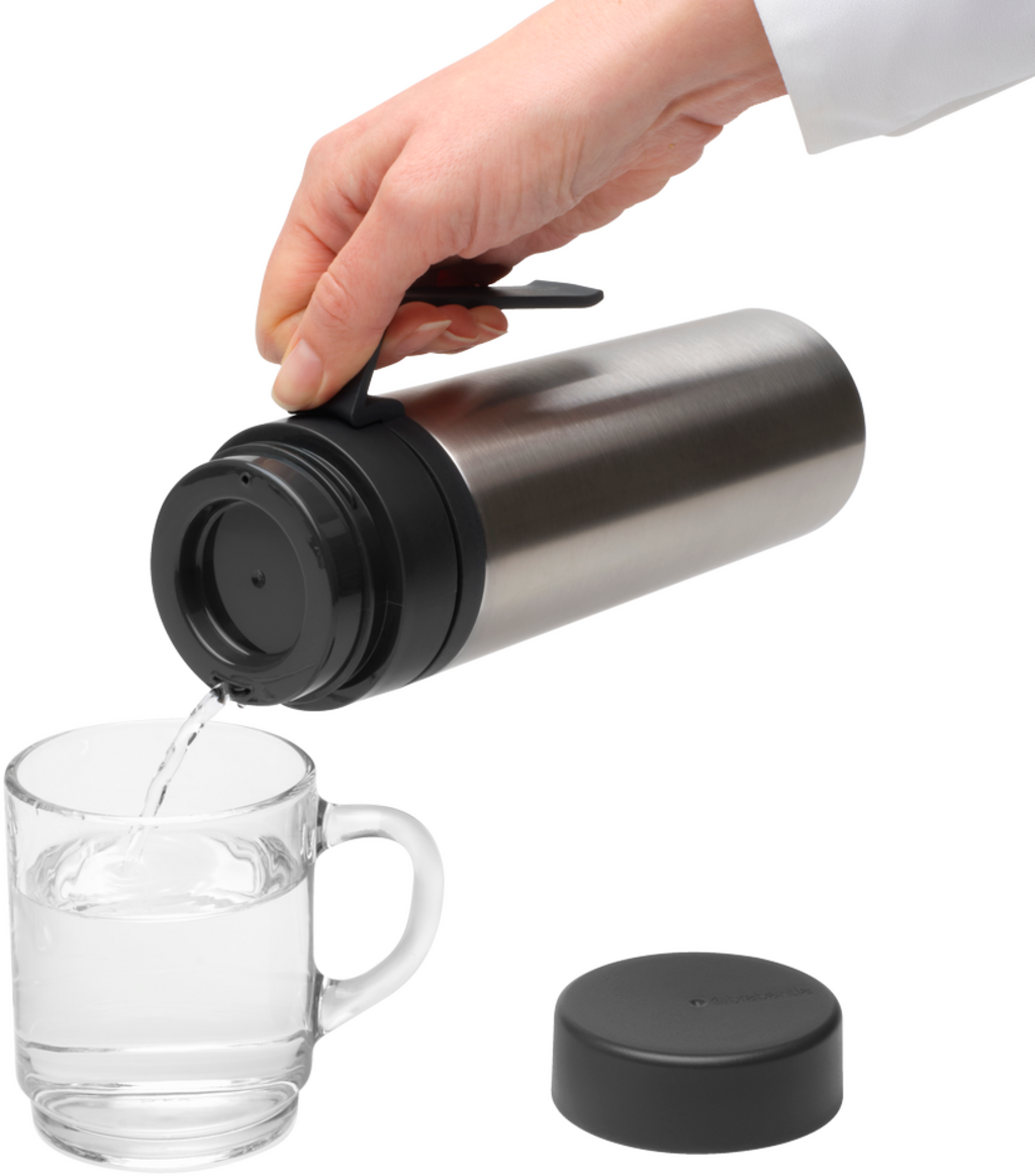 brabantia Make & Take - Gourde Isotherme 0,5 L - Dark Grey