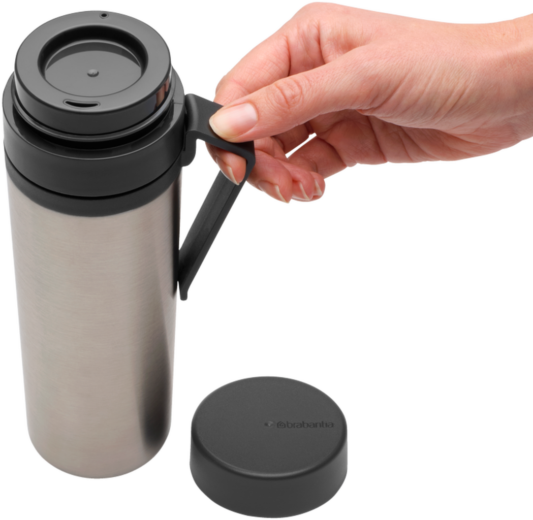 brabantia Make & Take - Gourde Isotherme 0,5 L - Dark Grey
