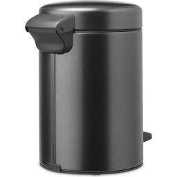 brabantia Newicon Pedal Bin 3 L with Plastic Liner - Confident Grey