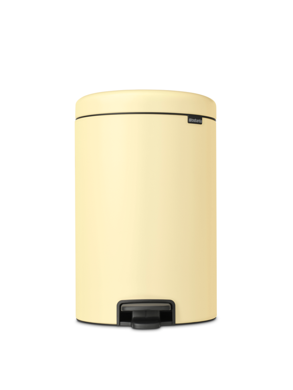 Newicon Lábbal nyitható szemetes műanyag betéttel - 20l - Mellow Yellow