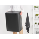 Bo Touch Bin 2 x 30 L mit 2 Kunststoffeinsätzen - Confident Grey