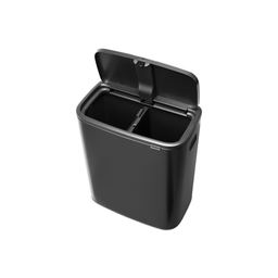 Bo Touch Bin 2 x 30 L mit 2 Kunststoffeinsätzen - Confident Grey