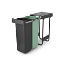 brabantia Sort & Go Built-In Waste Bin - 2 x 30 L